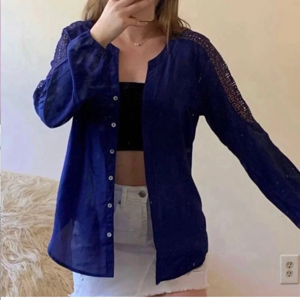 Blue Cardigan